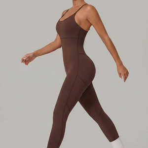 Bodysuits pour femmes, sans couture, confortables, respirants, écologiques, extensibles dans quatre sens, séchage rapide, antibactériens, en spandex/nylon, vente en gros - Product Image 5