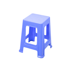 Haogle Vente en gros Tabouret haut carré empilable de bonne qualité en plastique antidérapant Meubles de maison Tabouret en plastique - Product Image 3