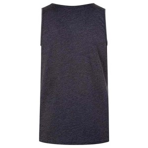 เสื้อกล้ามถักคอโอเวอร์ไซส์สีพื้นสำหรับผู้ชาย สีเทาเฮเธอร์ ระบายอากาศได้ดี เหมาะสำหรับออกกำลังกายและใส่ลำลอง - Product Image 2