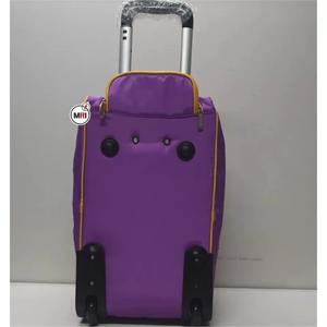 กระเป๋าเดินทางแบบล้อลากคุณภาพสูง Franternity สีม่วงและสีทองโบราณ ผลิตตามสั่ง ซิป OEM พร้อมขั้นต่ำในการสั่งซื้อน้อย - Product Image 6