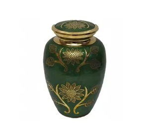 Urnas metálicas para cenizas humanas, muy demandadas, utilizadas como artículos decorativos para el hogar, de un proveedor indio. - Product Image 2