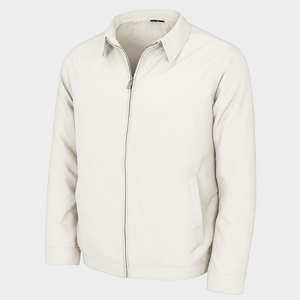 <b>Men's</b> <b>Black</b> Casual Jacket Full Zip Lightweight <b>Windbreaker</b> Coat with Side Pockets for Spring Fall Outdoor Travel Work Daily Wear - Product Image 6