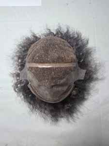 Peluca Completa de Cabello Humano 100% Natural con Cabello Rizado Indio Remy - Product Image 2