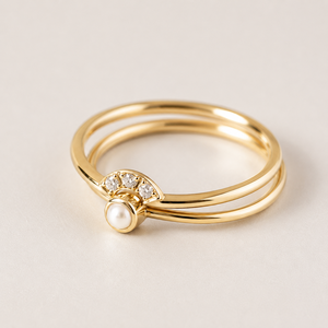 Real Diamond Wedding Band Wholesale 18K Yellow Gold Prong Set Womens Anniversary <b>Ring</b> Supplier <b>Dainty</b> Prong Setting Gold Band - Product Image 1