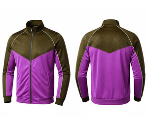 Chaqueta Deportiva Personalizada OEM con Cierre Completo, Ropa para Correr y Fitness, Cálida, Transpirable y de Secado Rápido |   Tallas Hombre Mujer Juvenil - Product Image 4