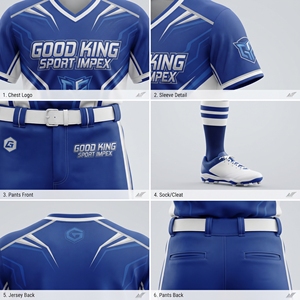 Uniforme de Béisbol Sublimado Personalizado, Conjunto de Camiseta y Pantalones, Logotipo del Equipo Personalizado, Ropa Deportiva para Hombre y Jóvenes, Fabricante OEM, Venta al por Mayor en Alibaba - Product Image 4