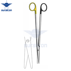 Tijeras Nelson-Metzenbaum de 23 cm / 9 Pulgadas, Rectas, con Una Hoja Serrada, Super Cut TC, Tijeras Quirúrgicas - Product Image 2