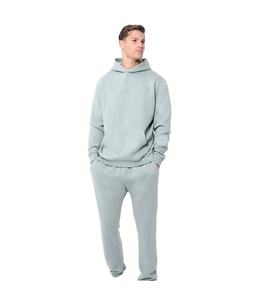 Survêtement en coton respirant pour homme avec logo personnalisé OEM Ensemble de jogging à capuche réfléchissant avec impression du logo Style solide pour adultes en hiver - Product Image 1