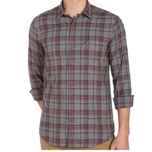 Camisa Casual de Manga Larga para Hombre, 100% Algodón, con Tecnología de Teñido en Prenda, Secado Rápido, Diseño a Cuadros con Estampado Digital - Product Image 2