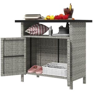 Rattan <b>Storage</b> Cabinet Elegant and Durable <b>Lockers</b> for Efficient Home or Office Organization - Product Image 4