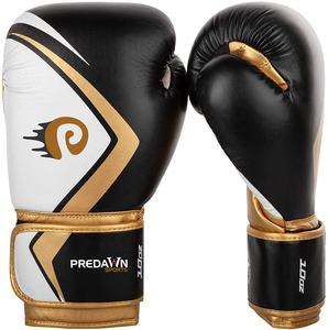 Guantes de boxeo de entrenamiento de cuero sintético PU 2024, correa de muñeca ajustable antideslizante profesional, uso ligero de secado rápido en el gimnasio - Product Image 3