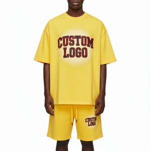 Custom Print Logo Summer 2 Piece Shirt and Shorts <b>Set</b> Tracksuit Acid Wash Two Piece Graphic Plus Size <b>Set</b> for Men 2026 - Product Image 3