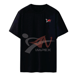 เสื้อยืดผู้ชายผ้าฝ้าย 100% ทรงหลวม ระบายอากาศดี แขนสั้น สไตล์ลำลอง พิมพ์ลาย ดีไซน์ทันสมัย สีพื้น รุ่นใหม่ - Product Image 4