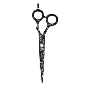 Professional Hair Scissors Stainless Steel Sharp <b>Blade</b> Long Handle Right Handed For <b>Barber</b> Use Low MOQ Training Use <b>Barber</b> Curvd - Product Image 2