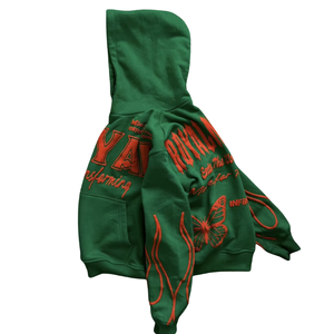 Sudadera con Capucha Personalizada para Niños, Unisex, Estilo Urbano, Estampado Puff, Oversize, 400 GSM, Felpa de Algodón, Hip Hop Casual - Product Image 2