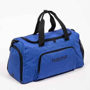 Blue travel bag <b>large</b> capacity handbag simple luggage bag sports bag fitness bag business trip - Product Image 2