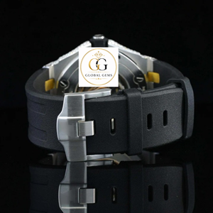 Reloj Analógico de Acero Inoxidable con Incrustaciones de Diamantes VVS, Chapado en Oro Blanco, de Alta Calidad, para Hombre, el Mejor Regalo de Joyería de Moda - Product Image 5