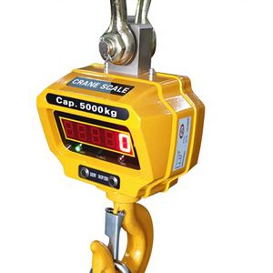 เครื่องชั่งน้ำหนักเครนดิจิตอล 5000 กก. จอแสดงผล LED ตัวเครื่องอะลูมิเนียม 24V/230V ควบคุมด้วยรีโมท ใช้แบตเตอรี่แบบชาร์จได้ - Product Image 3