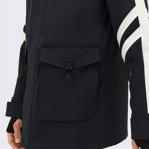 Veste de ski pour homme de qualité supérieure, à capuche, avec fermeture éclair, imperméable, coupe-vent, couleur personnalisée, en vente en ligne - Product Image 5