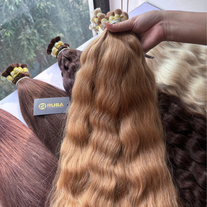 Extensiones de Cabello Ondulado Vietnamita al por Mayor, Textura y Longitud de Cabello Personalizadas, de 10 a 34 Pulgadas, Alta Calidad de Fábrica - Product Image 3