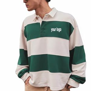 Camiseta Polo de Manga Larga 100% Algodón para Hombre, Cuello y Diseño Personalizados, Transpirable, Estilo Golf, Venta al Por Mayor - Product Image 1