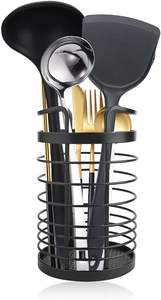 Porte-couverts en métal, élégance classique, pour une organisation intemporelle de la cuisine, offrant une solution de rangement raffinée - Product Image 4