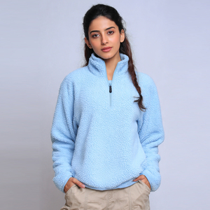 เสื้อแจ็คเก็ตขนเชอร์ปาเนื้อนุ่มสำหรับฤดูใบไม้ร่วงและฤดูหนาวสำหรับผู้หญิง เสื้อแจ็คเก็ตขนเชอร์ปาสำหรับกิจกรรมกลางแจ้งกันลมสำหรับผู้หญิง - Product Image 2