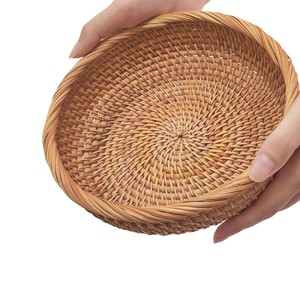 ตะกร้าขนมปังหวายสานมือขายส่ง |   อุปกรณ์จัดเก็บในครัวจากเส้นใยธรรมชาติ - Product Image 3