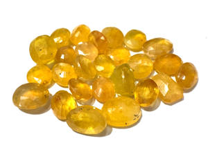 Saphir Jaune Facetté Naturel Qualité Bijoux Vente en Gros Certifié par un Certificat Tierce Partie 6-15mm Chanthaburi Fabrication de Bijoux - Product Image 4