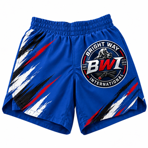 Shorts de combat MMA sublimés élastiques de qualité supérieure, shorts de boxe, créez vos propres shorts de grappling BJJ - Product Image 1