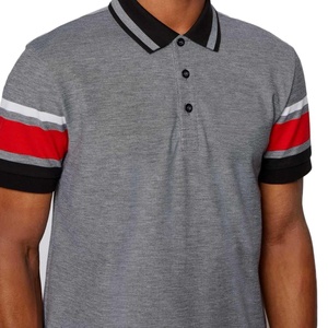 Camisa de golf a rayas para hombre, polos deportivos de secado rápido que absorben la humedad - Product Image 3