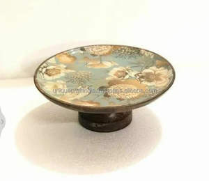 Soporte de pastel de madera de mango hecho a mano con acabado liso-Exhibición elegante para pasteles, postres y fiestas-Venta al por mayor - Product Image 3