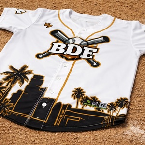 Baseball Jerseys Customized Logo Sportswear Low Price Blank Pattern Uniform Shirts with OEM <b>Design</b> - Product Image 4