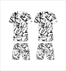 Conjunto de Uniforme de Fútbol Sublimado Personalizado, Color Verde Azulado Oscuro con Patrón de Puntos, Transpirable, de Secado Rápido, para Hombres, Niños y Jóvenes - Product Image 2