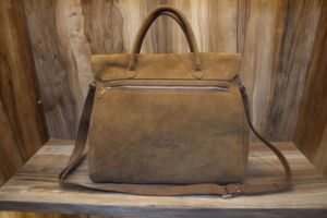 Vintage Brown Suede Leather Travel Duffle <b>Bag</b> Handmade Genuine Leather Weekender <b>Bag</b> <b>Large</b> Carry-On Overnight <b>Bag</b> - Product Image 3