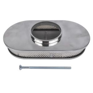 15\" Polished Aluminum Air Cleaner Filter Full Finned for Chevy SBC 350 400 - Product Image 5
