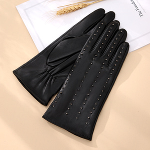 Guantes de Cuero PU Duraderos y Personalizables para Deportes de Invierno y Carreras de Motos, Antideslizantes, Cómodos y Personalizables para Hombre - Product Image 3
