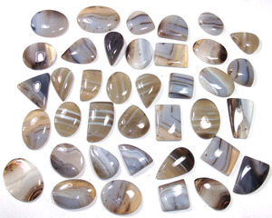 Piedras Preciosas de Ágata Natural Exótica, Hechas a Mano en Jaipur, con Bandas Vibrantes, Piedras Semipreciosas para Joyería, Venta al Por Mayor, Exportación a Granel - Product Image 3