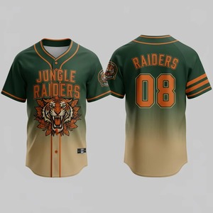 Maillot de baseball personnalisé professionnel, entièrement sublimé, pour équipes, softball, jeunes et adultes - Product Image 6
