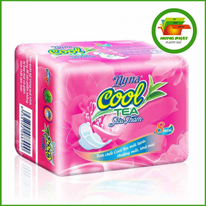 Emballage durable de film imprimé jetable de PE pour le sac de fond carré de couches de bébé pour l'exportation directe de soin personnel du Vietnam - Product Image 4