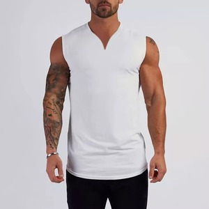 ASTURBAN WEAR Camisetas sin Mangas Deportivas para Hombre, Diseño Moderno y Elegante, Corte Ajustado, Hechas a Medida con Poliéster/Algodón a Precio de Mayoreo - Product Image 3