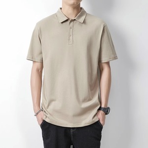 Polo de Algodón Puro para Hombre, Prenda Casual Esencial de Verano con Logotipo Personalizable para Ropa de Verano - Product Image 2