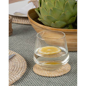4-Piece Bamboo Round <b>Coaster</b> <b>Set</b> <b>with</b> <b>Holder</b> for Promotional Use - Product Image 2