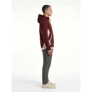 เสื้อฮู้ดดี้ Asymmetric Atelier Tech Fleece สำหรับผู้ชาย พรีเมียม ซิปแบบรูดขึ้น-ลง สไตล์ไฮเอนด์ แนวอวองการ์ด สตรีทแวร์ ผลิตตามสั่งจากโรงงาน Sialkot ไซส์ XS - Product Image 3