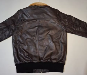 Chaqueta de Cuero Transpirable para Hombre, Talla XL, para Invierno, con Cuello Alto y Logotipo Frontal, Estilo Urbano, Servicio OEM - Product Image 5