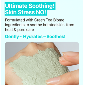 K Beauty Cooling tè verde argilla vulcanica poro maschera coreana cura della pelle sebo controllo pacchetto calmante per la pelle luminosa - Product Image 6