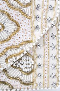 Pochette brodée de perles de rocaille au design unique pour femmes et filles, sac à main artisanal en perles de rocaille pour femmes et filles - Product Image 4