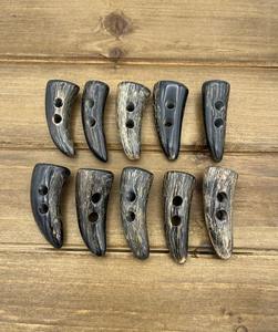 Boutons en corne de buffle pour vêtements |   Accessoires de couture pour vêtements faits à la main - Product Image 5