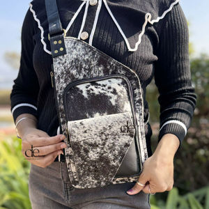 Cowhide Fur Leather Hair <b>on</b> Hide Shoulder <b>Bag</b> Stylish Trending Travel Handbag Stylish Easy to <b>Carry</b> Money Belt Multi Uses <b>Bags</b> - Product Image 1