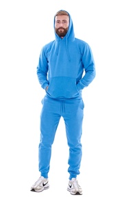 <b>Plain</b> <b>Tracksuit</b> Fleece Ribbed Cuff Sweatshirts Embroidery <b>Plain</b> Color Long Sleeve Custom Made Men's <b>Tracksuits</b> - Product Image 4